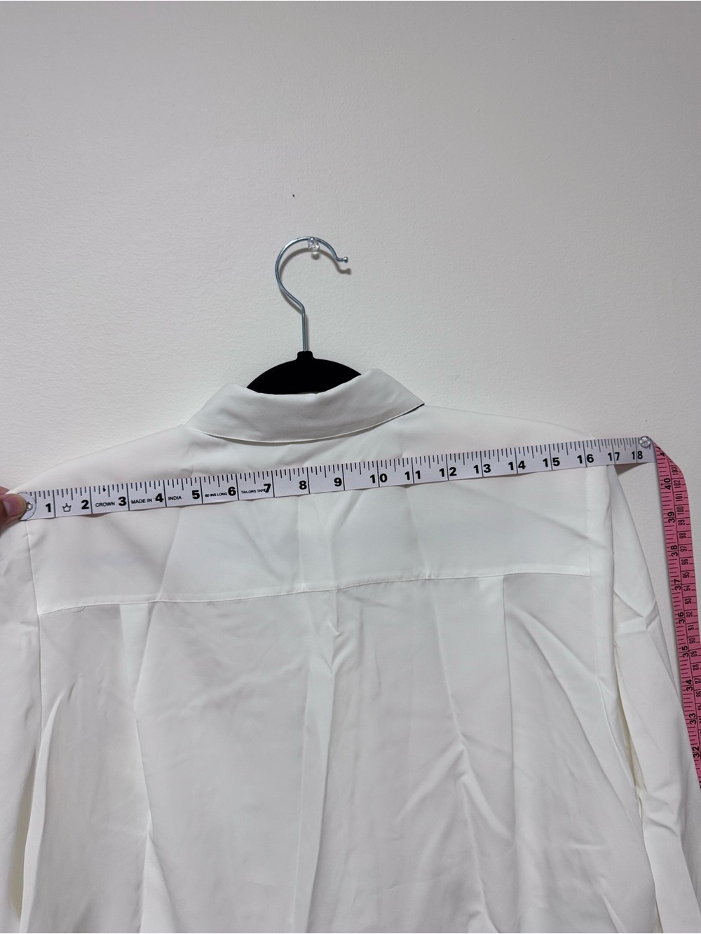 Vintage Lucia White Equestrian Trompe L'oeil Shirt — Edward Chapman Exclusive - Picture 10 of 11